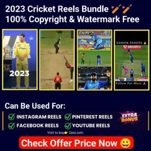 2023 Cricket Reel Bundle